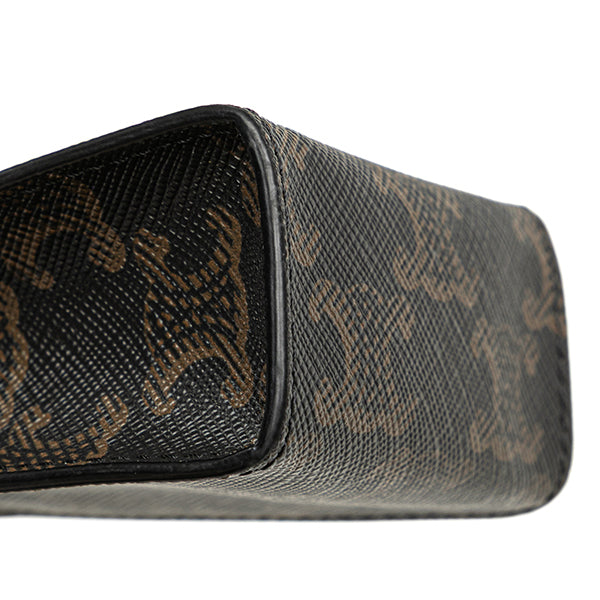 Micro Triomphe Coated Canvas Vertical Cabas Bag Charm