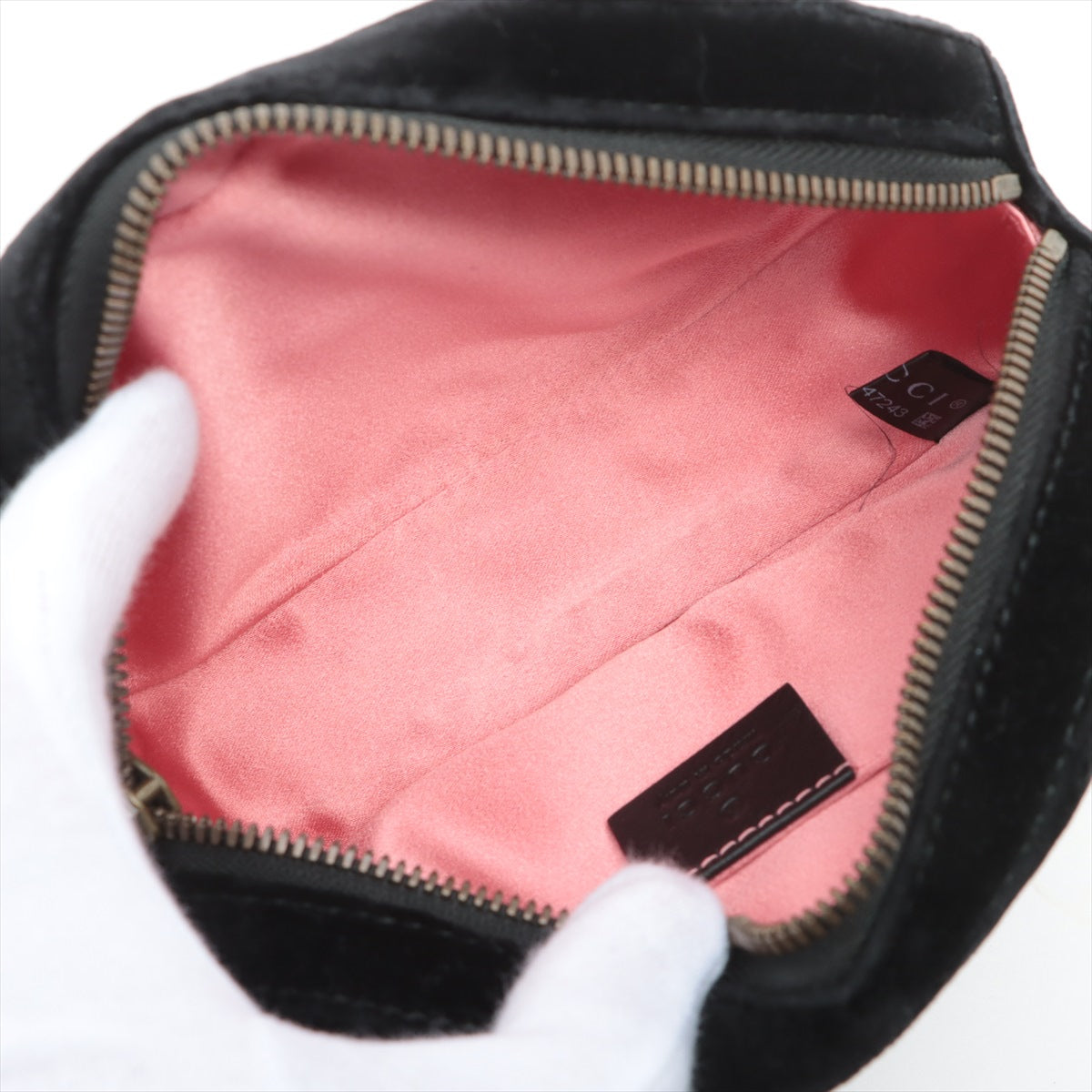 Velvet GG Marmont Belt Bag