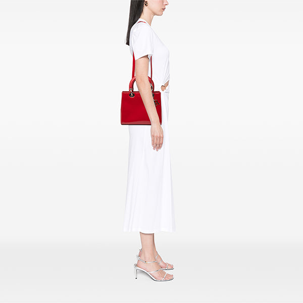 Medium Patent Leather Lady Dior
