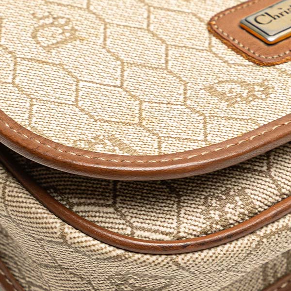 Honeycomb Coated Canvas Crossbody
