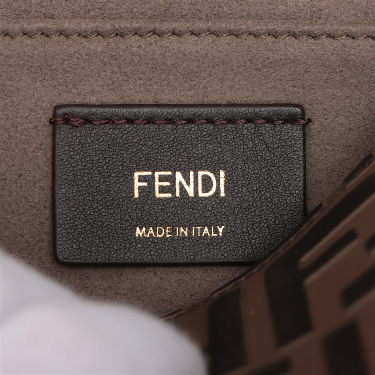 Kan I F Fendi Leather Bag