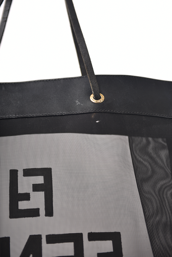 Mesh FF Logo Shopper Tote Bag Switch Sample Sale