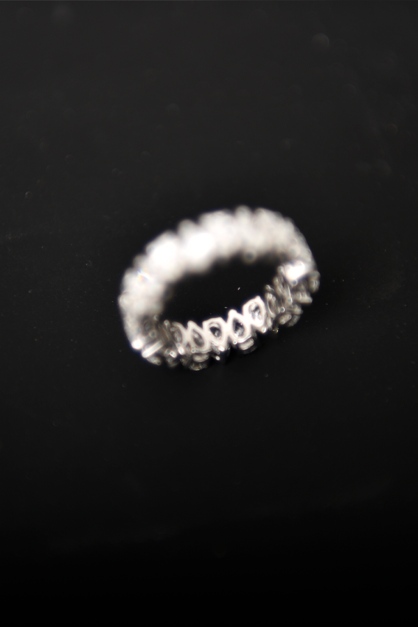 Pear Eternity Ring (5.23 CTW )