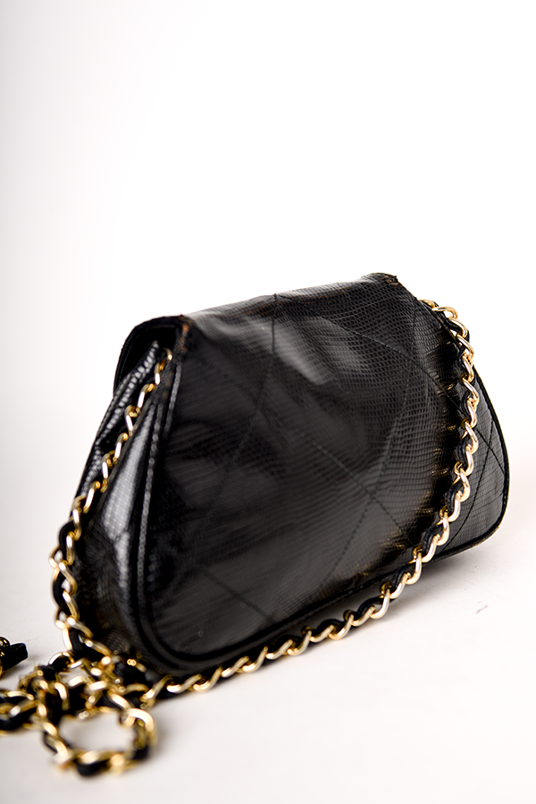 Vintage Crossbody Lizard Bag