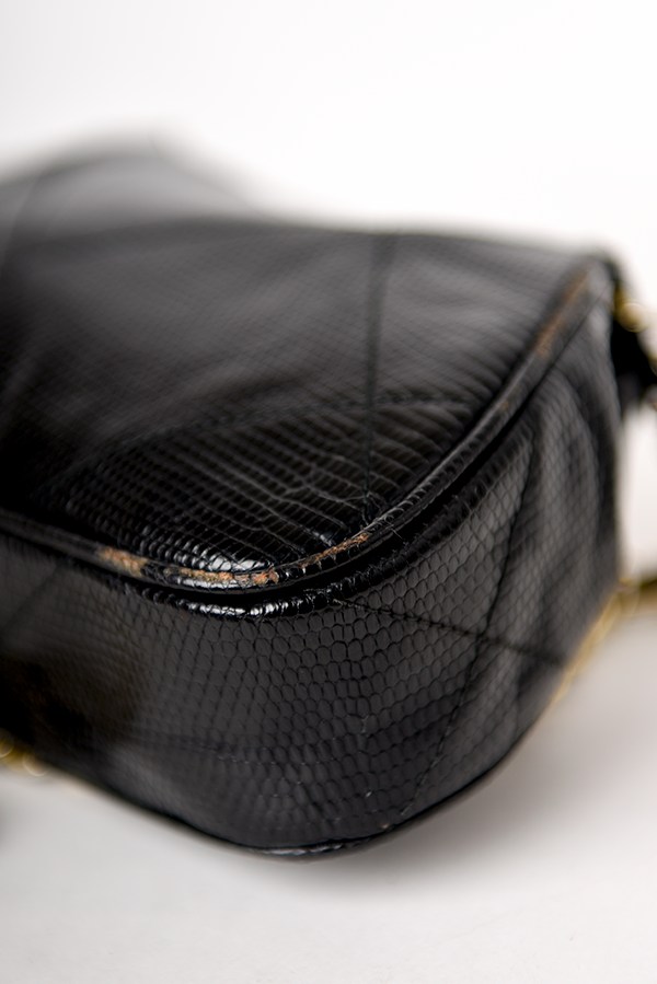 Vintage Crossbody Lizard Bag
