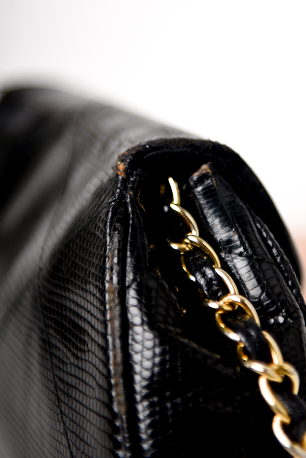 Vintage Crossbody Lizard Bag