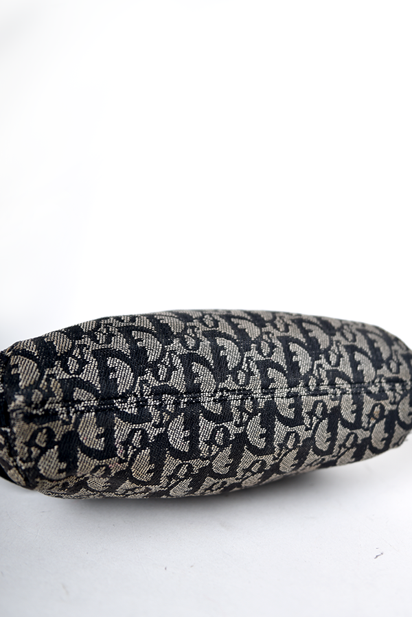 Oblique Logo Canvas Shoulder Bag