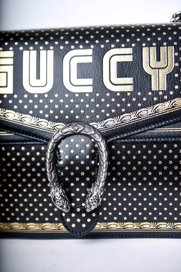 Gucci x Sega “Guccy” Moon Stars Dionysus Bag