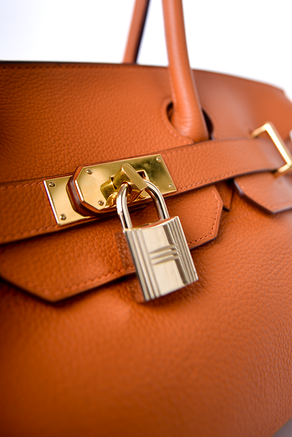 Orange Clemence JPG Shoulder Birkin 42