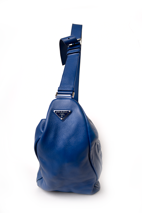 Oversized Vitello Daino Triangle Bag