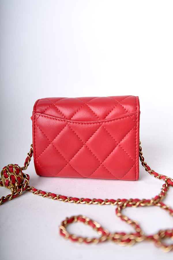 Mini Pearl Crush Wallet On Chain