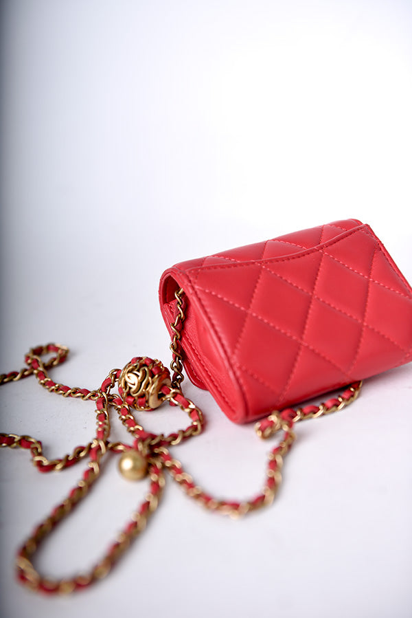 Mini Pearl Crush Wallet On Chain