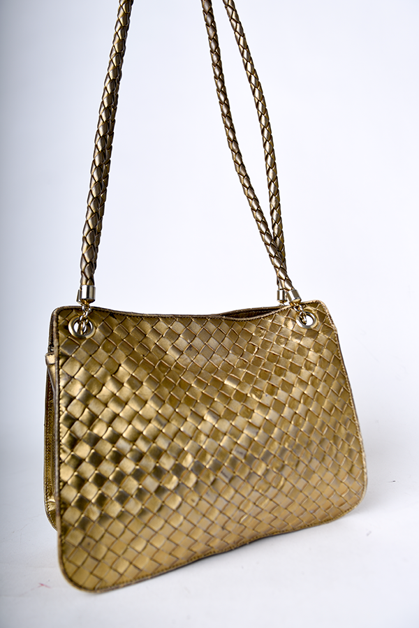 Intrecciato Leather Crossbody