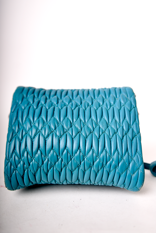 Nappa Matelassé Crystal Crossbody Bag