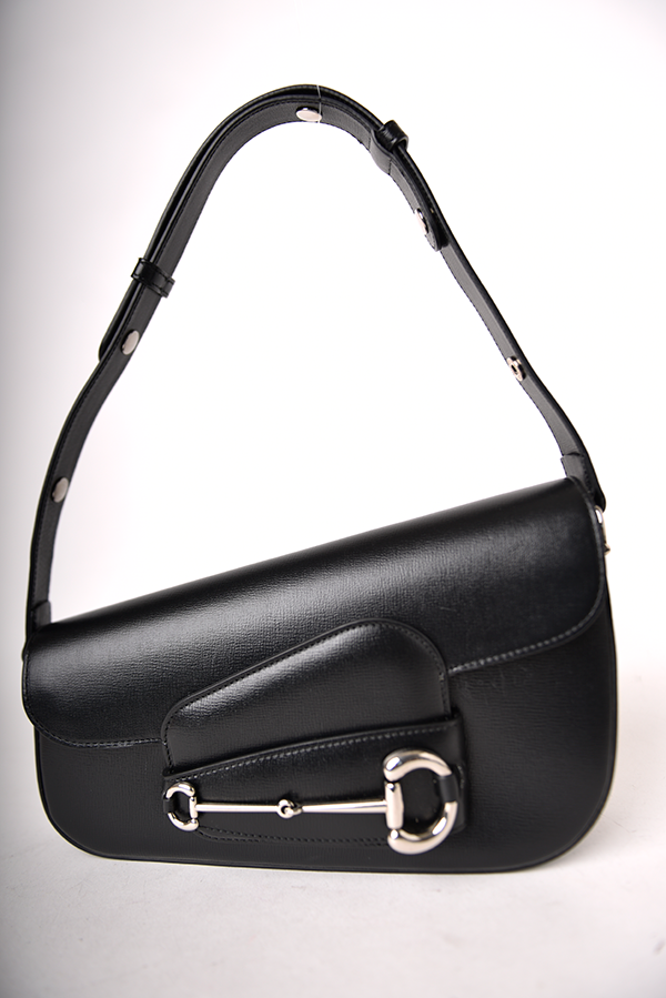 Small Asymmetric Horsebit 1955 Shoulder Bag
