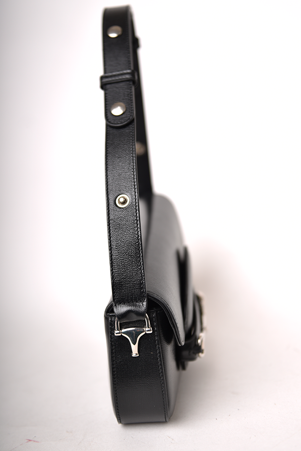 Small Asymmetric Horsebit 1955 Shoulder Bag