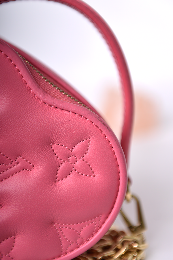 Pop My Heart Pouch Chain Strap