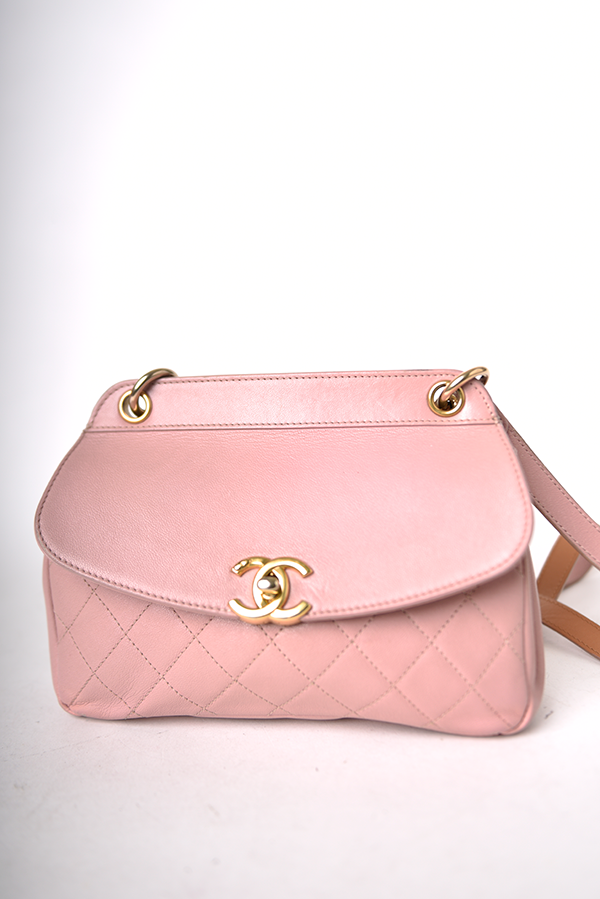 Curved Flap Bag
