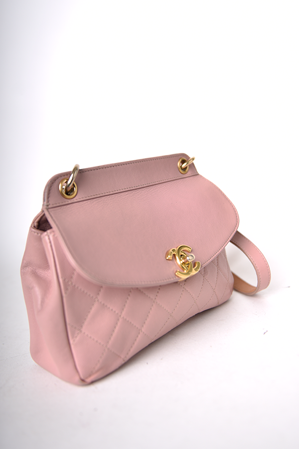 Curved Flap Bag