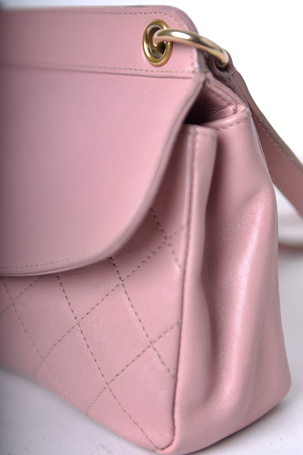 Curved Flap Bag