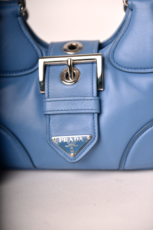 Re-Edition Padded Nappa Moon Handle Bag