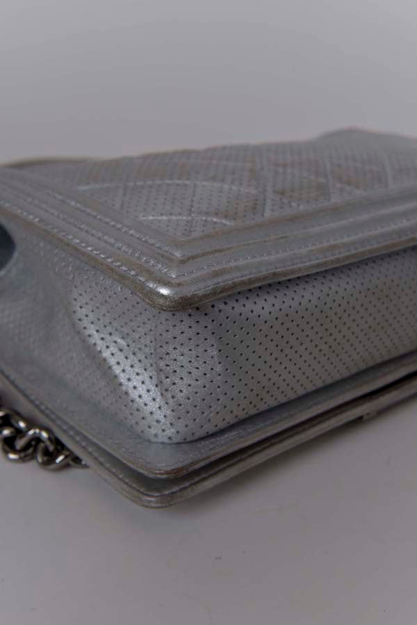 Perforated Boy Bag on Chain