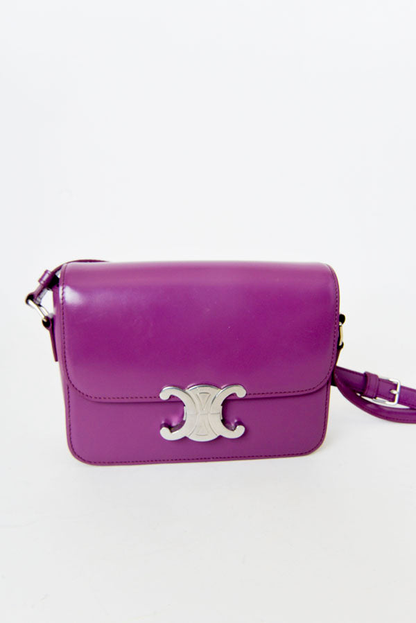 Calfskin Triomphe Shoulder Bag
