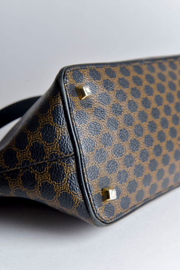 Macadam Pattern Handbag