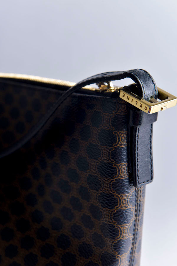 Macadam Pattern Handbag