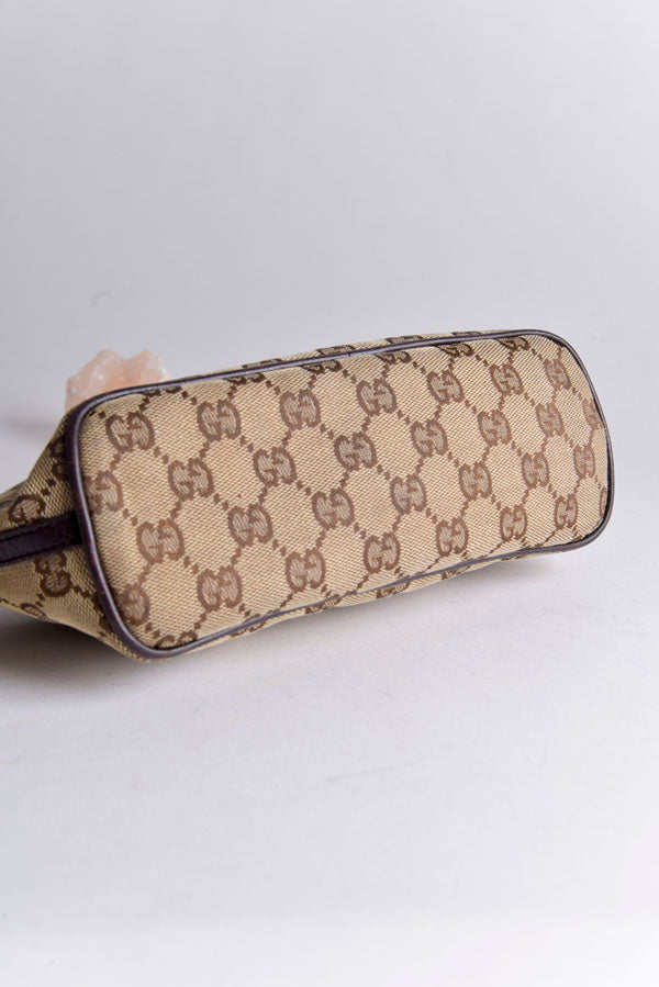 GG Canvas Boat Pochette