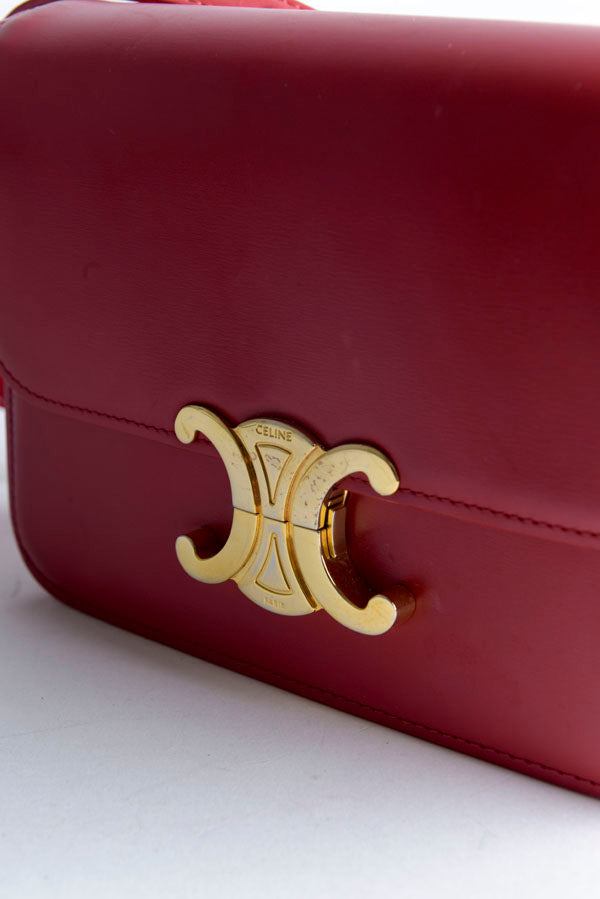 Calfskin Triomphe Shoulder Bag
