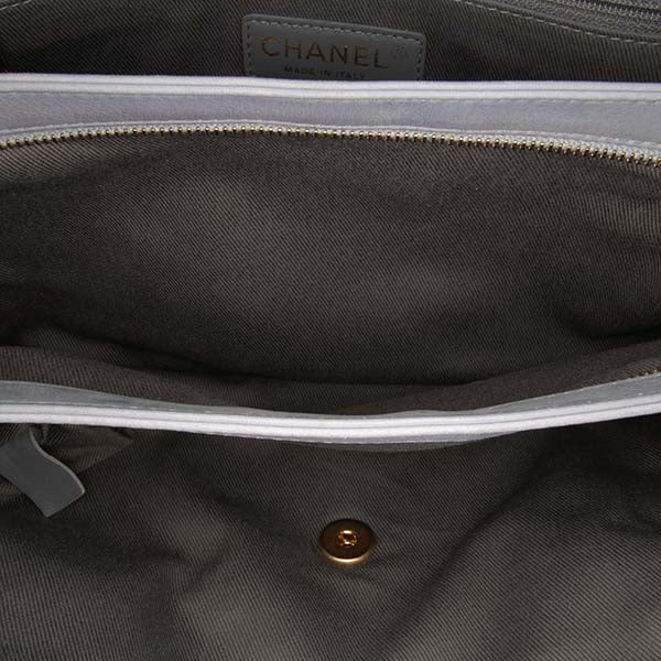 Jumbo Quilted Calfskin Triple Stitched Flap