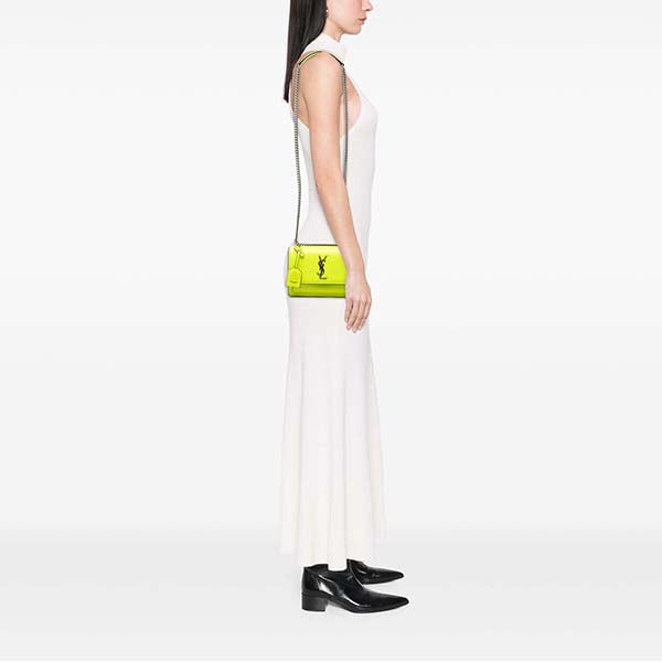 Small Patent Monogram Sunset Crossbody