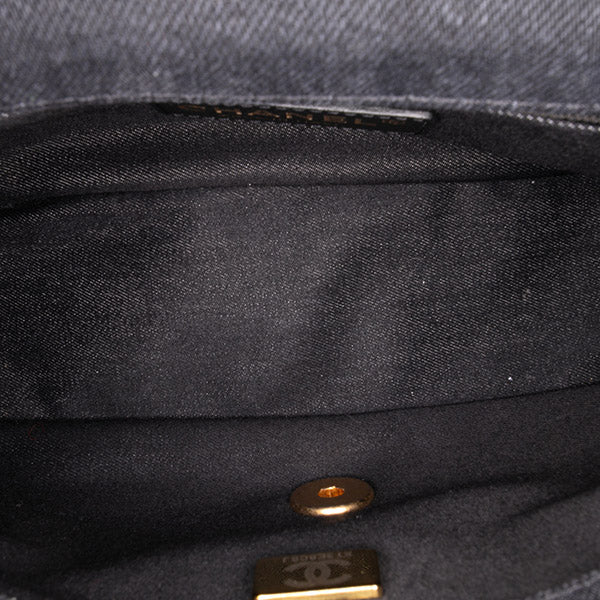 Quilted Denim Mood Flap Bag