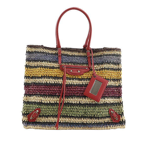 Raffia Panier Tote