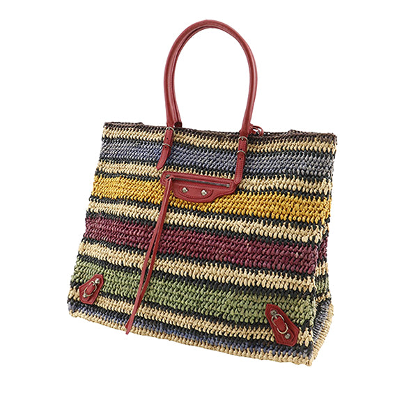Raffia Panier Tote