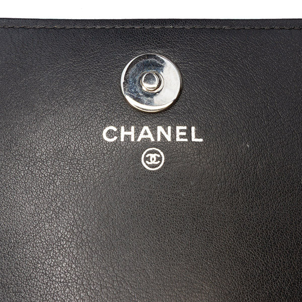 CC Patent Strass Embellished Wallet On Chain
