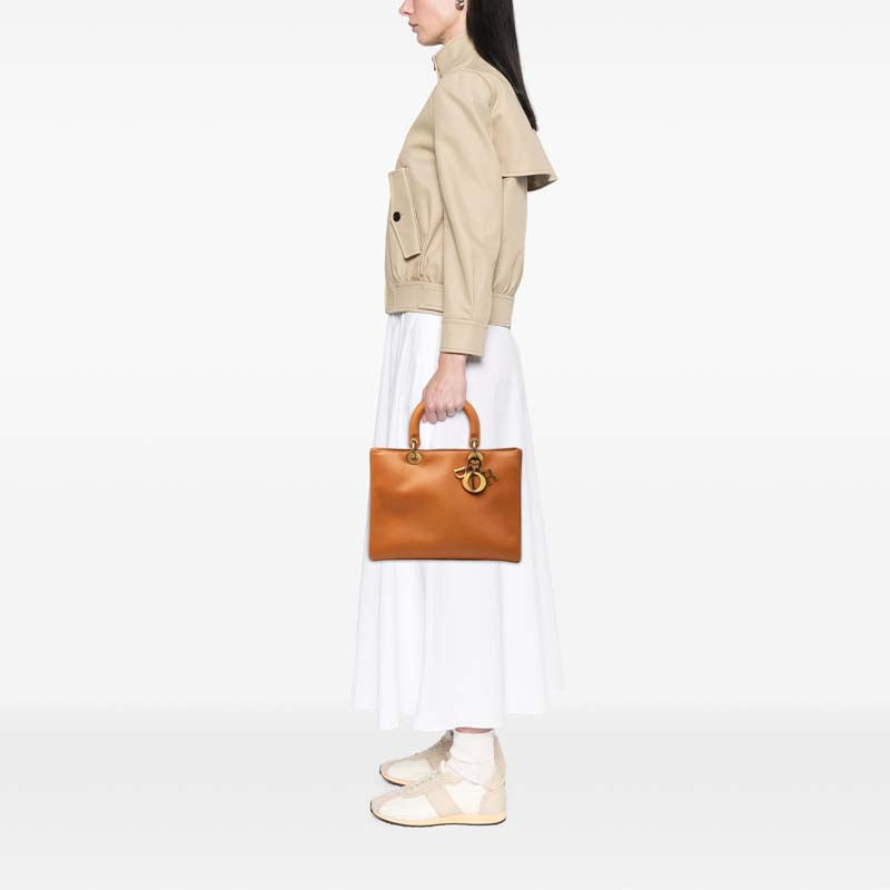 Large Calfskin Lady Dior