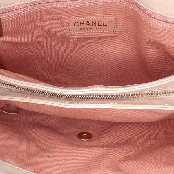 Jumbo Quilted Calfskin Triple Stitched Flap