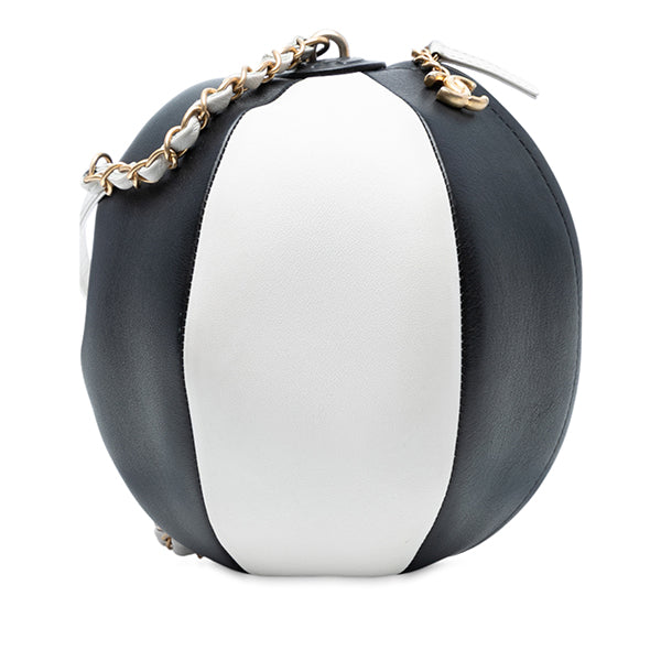 Calfskin Coco Beach Ball Bag