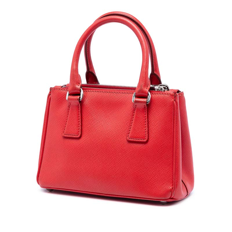 Mini Saffiano Galleria Double Zip