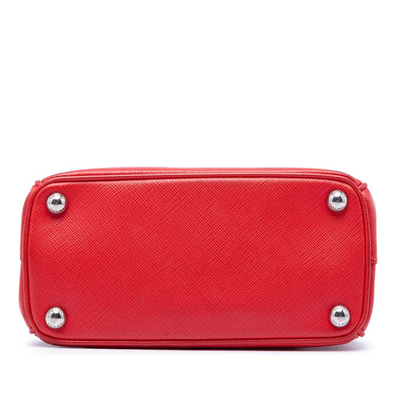 Mini Saffiano Galleria Double Zip