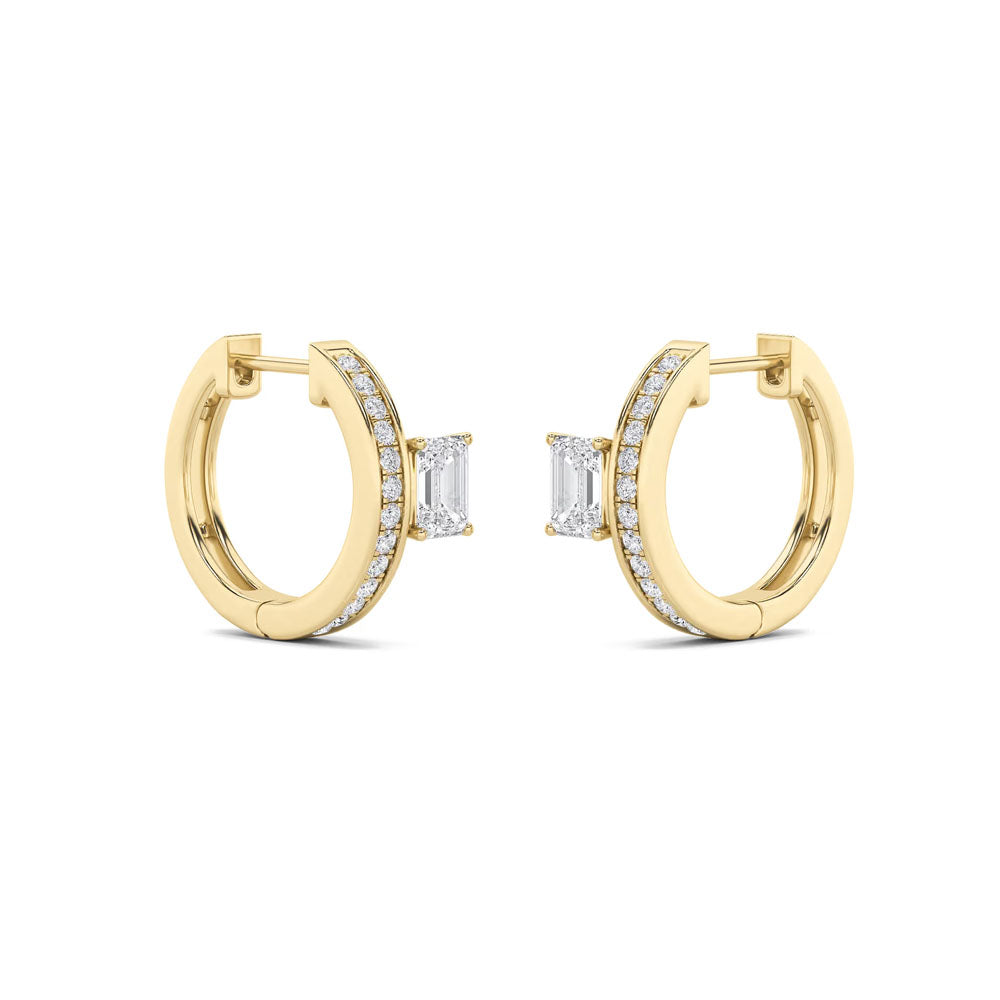 Emerald Huggie Earrings (1.25 CTW)
