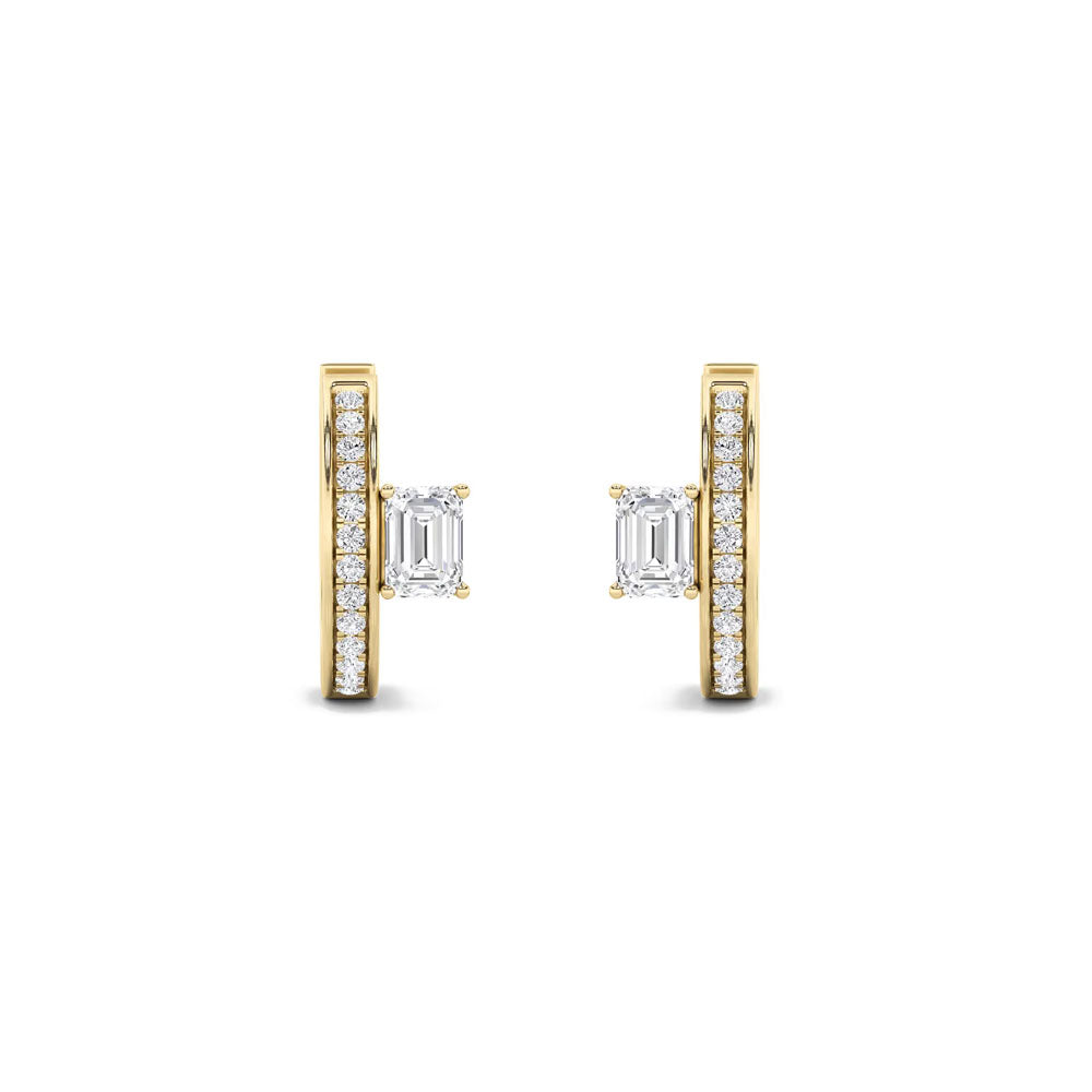 Emerald Huggie Earrings (1.25 CTW)