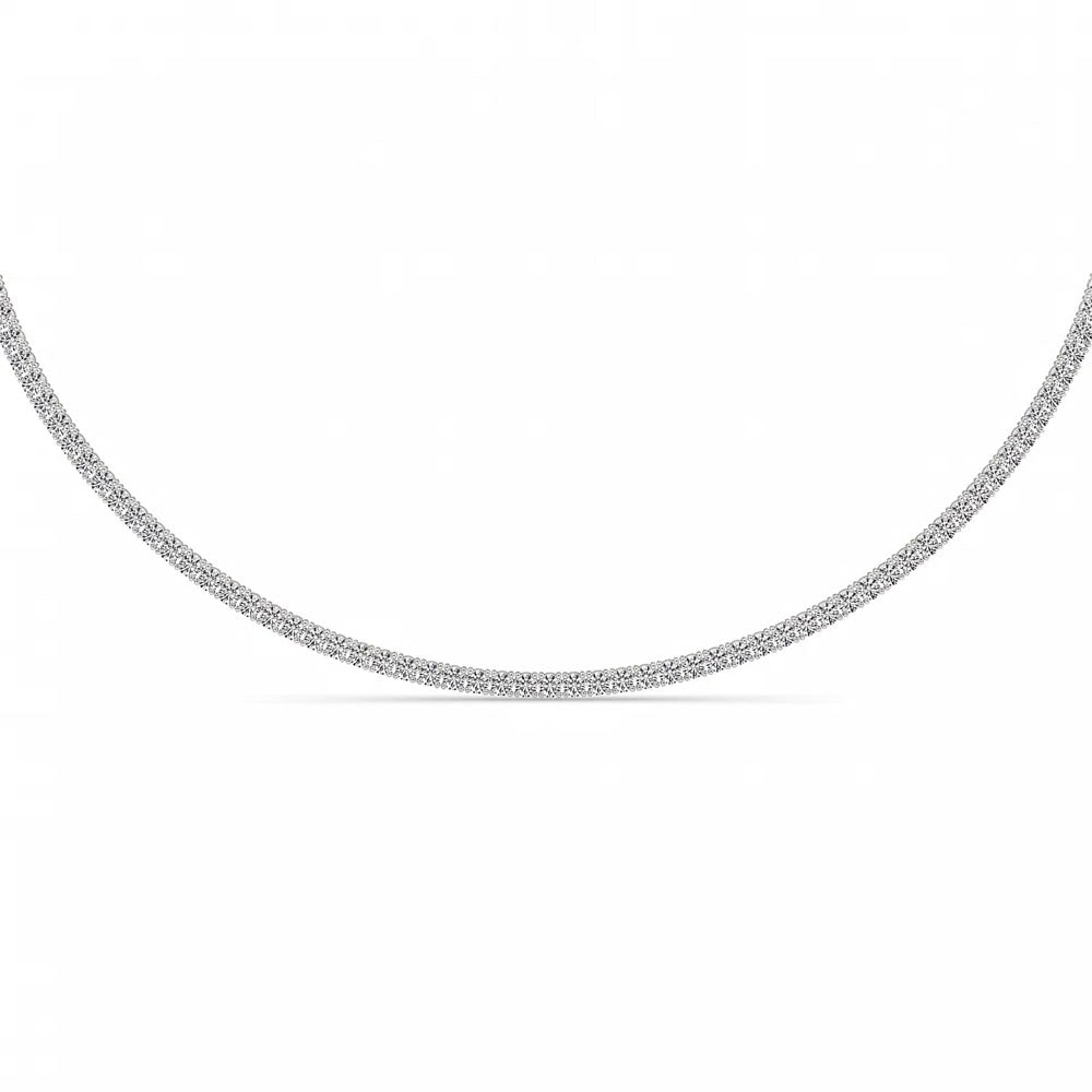 Round Diamond Round Tennis Necklace (15 CTW)