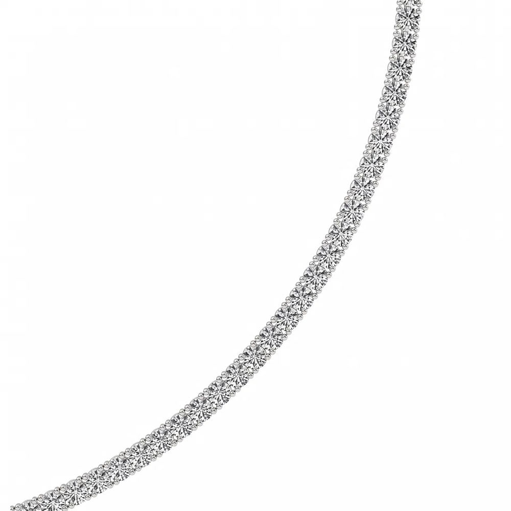 Round Diamond Round Tennis Necklace (15 CTW)