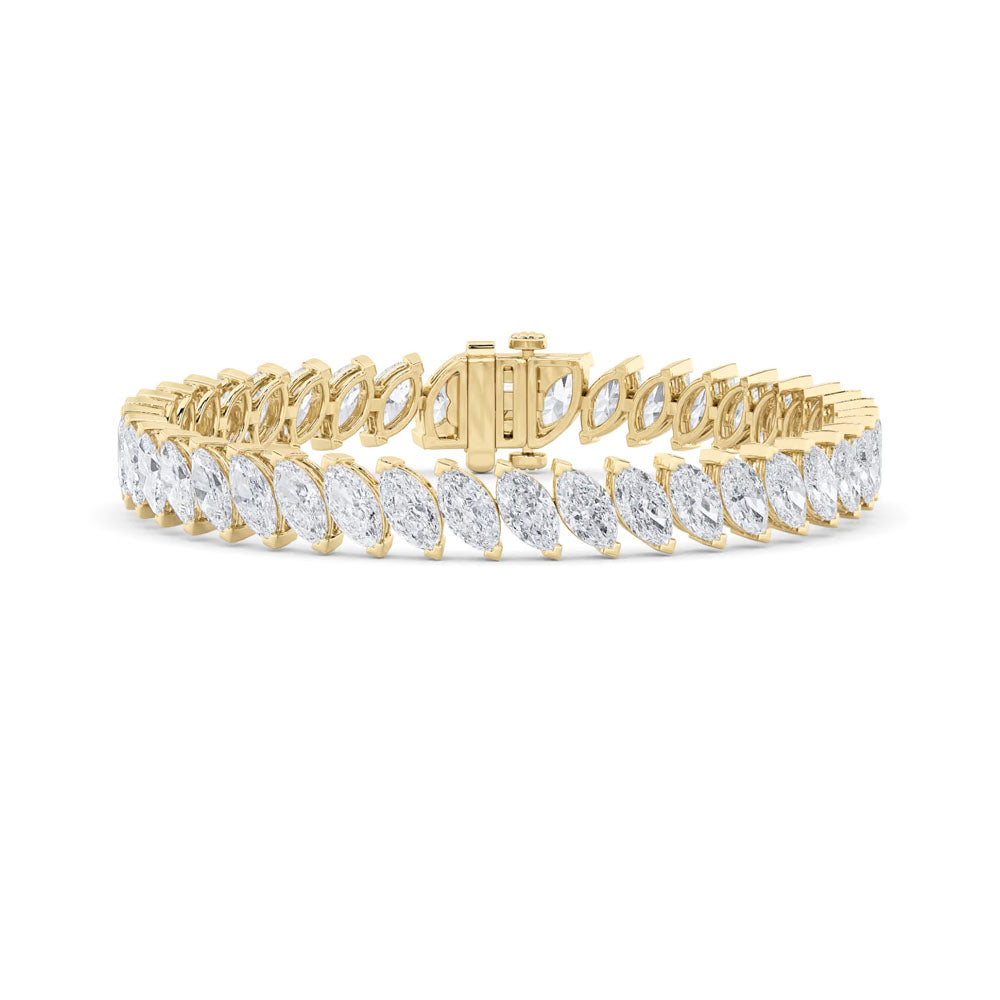 Marquise Diamond Tennis Bracelet (16.5 CTW)