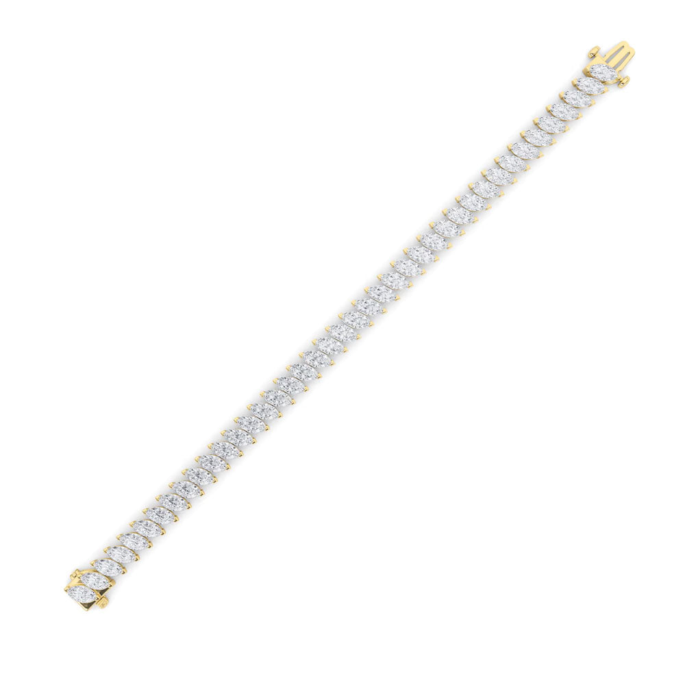 Marquise Diamond Tennis Bracelet (16.5 CTW)
