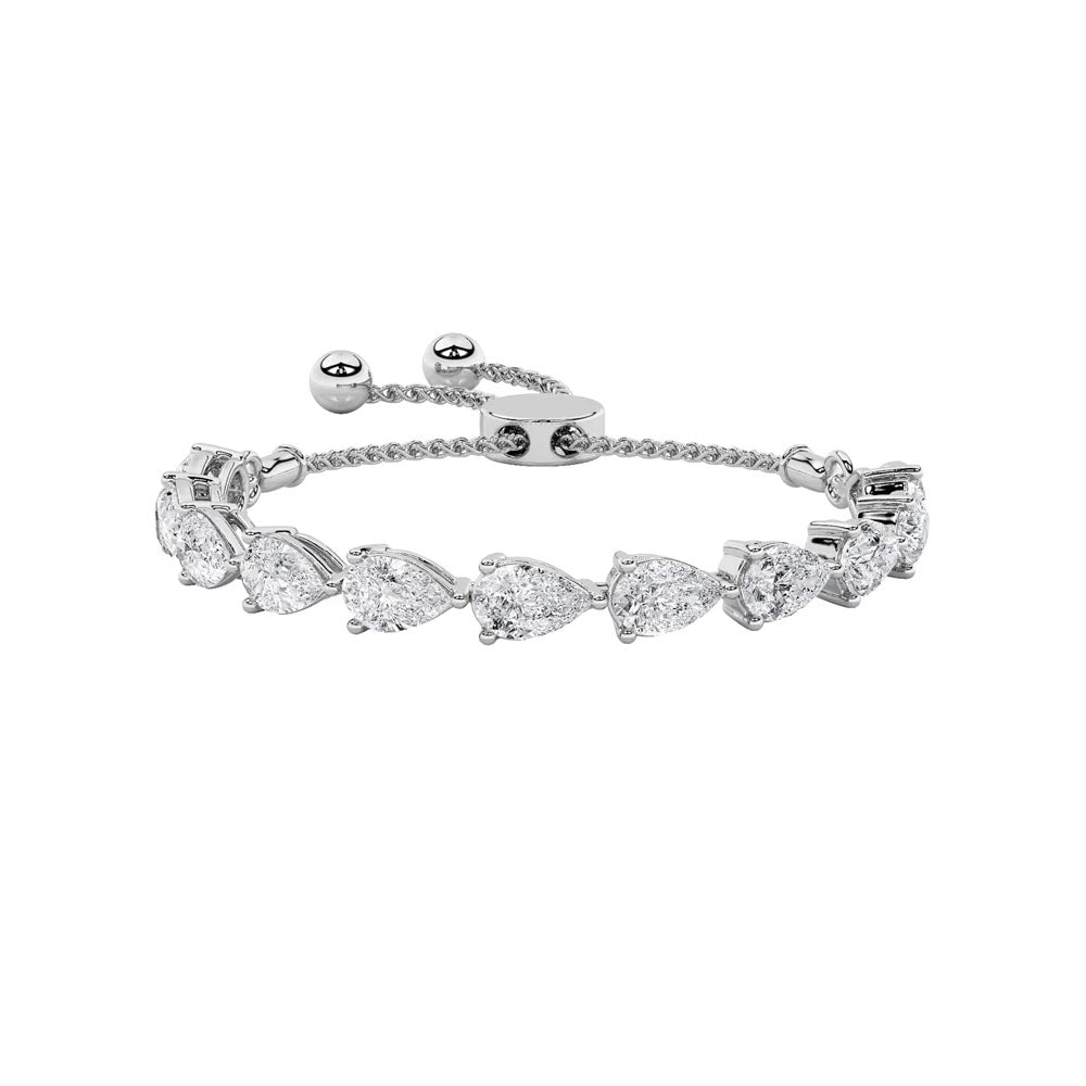 Bolo Pear Bracelet (3.5 CTW)