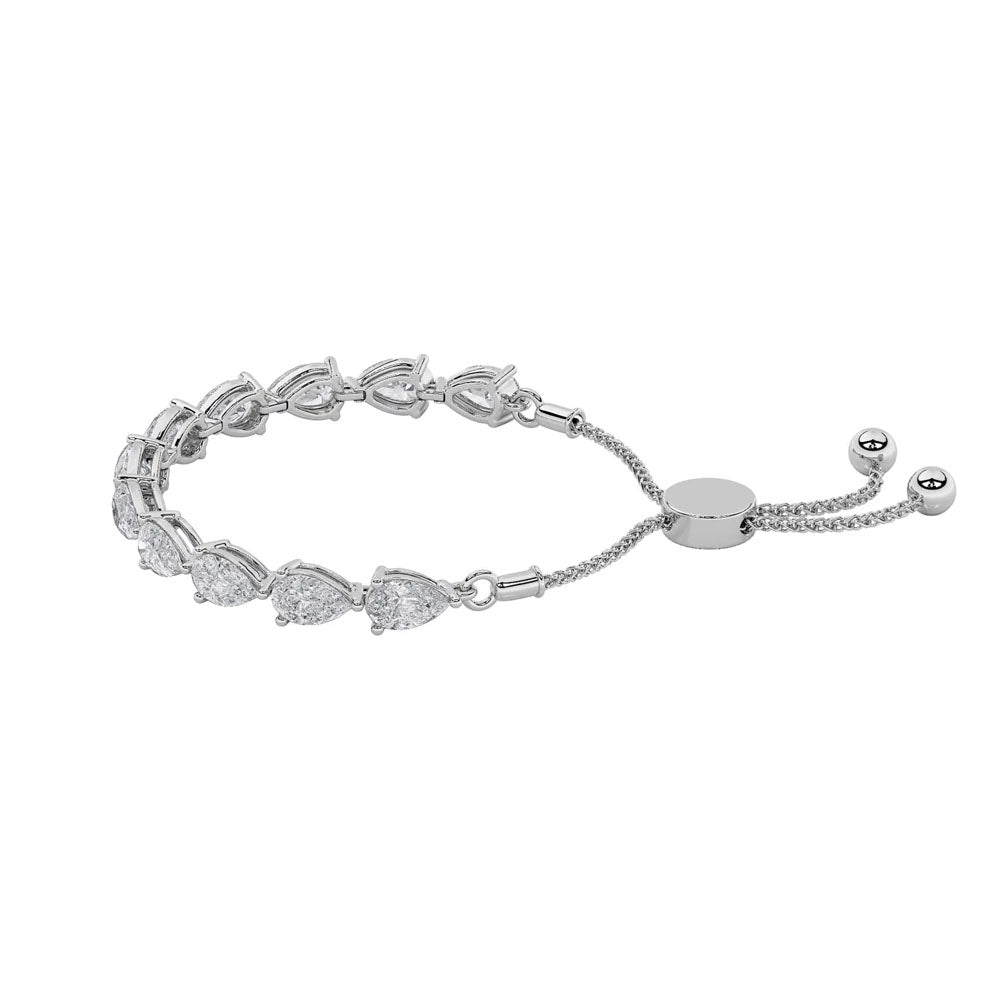 Bolo Pear Bracelet (3.5 CTW)